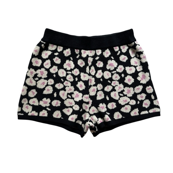 UGG Pants - UGG Shaina Knit Lifestyle Lounge Shorts Black/Pink/White Size L